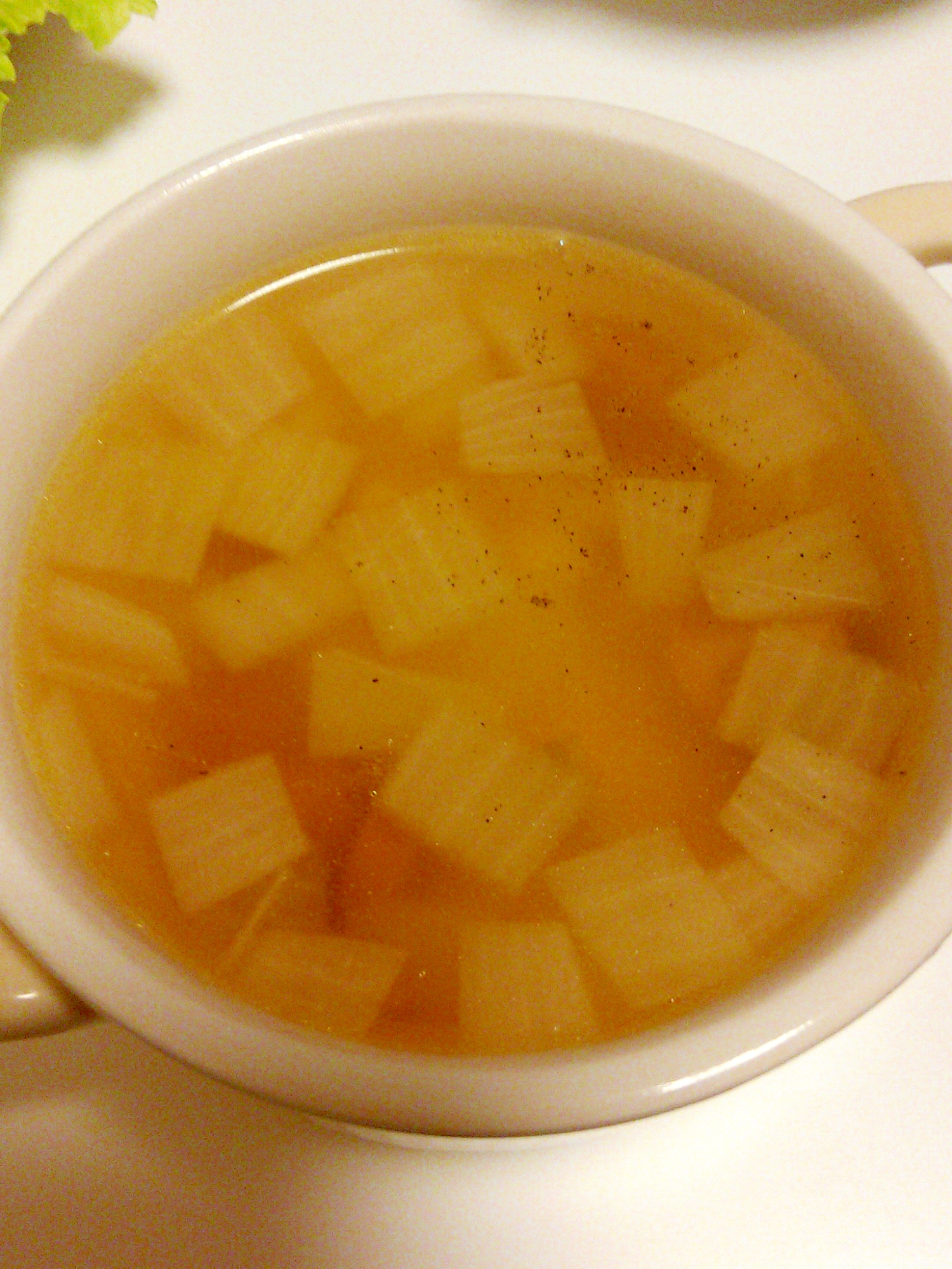 冷凍ポテトアレンジ☆時短☆簡単☆コンソメスープ