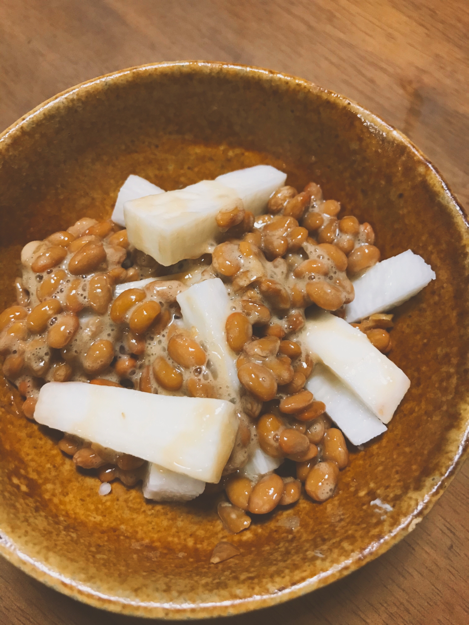 納豆と長芋の和物