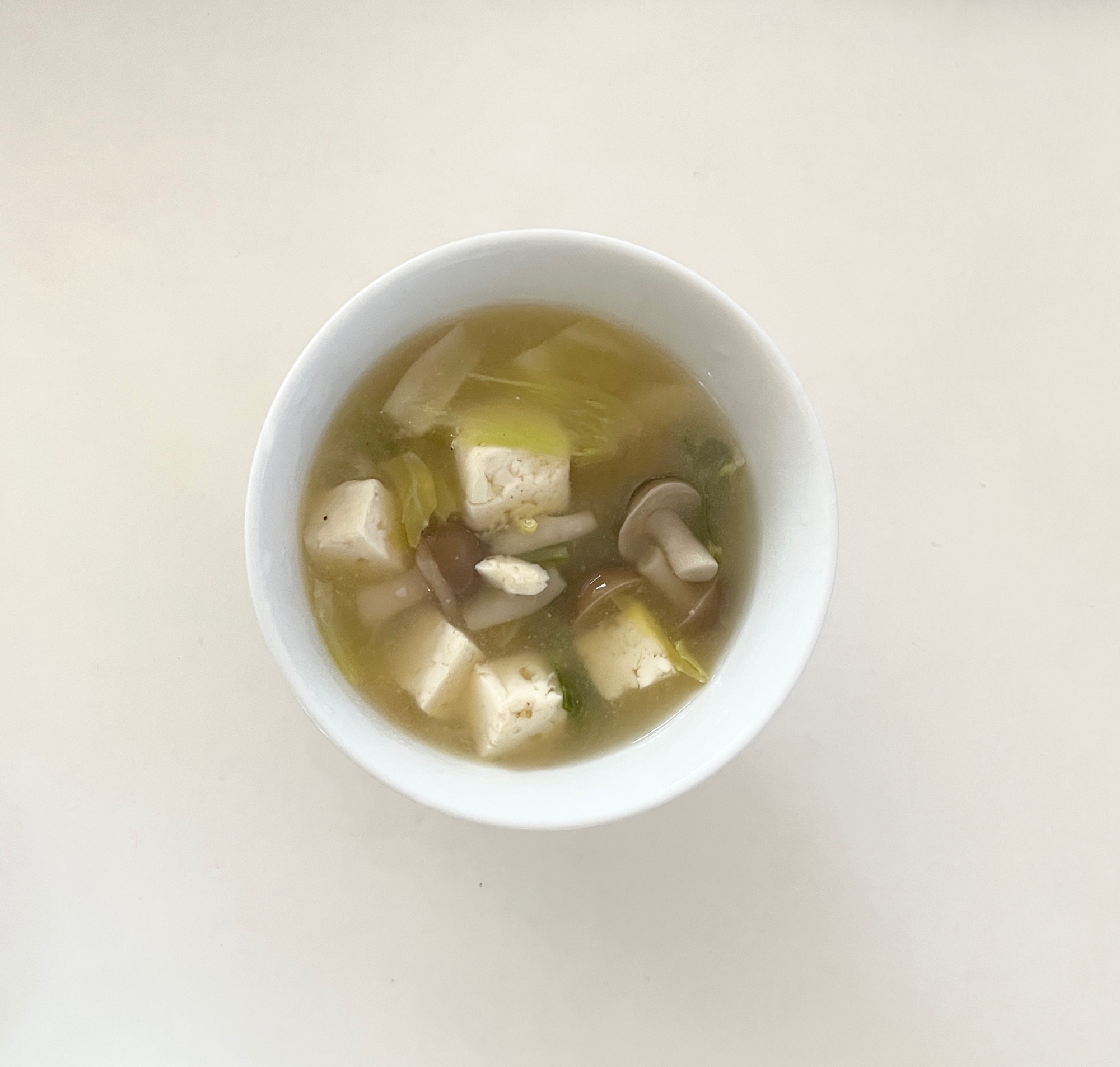 簡単きのこの味噌汁