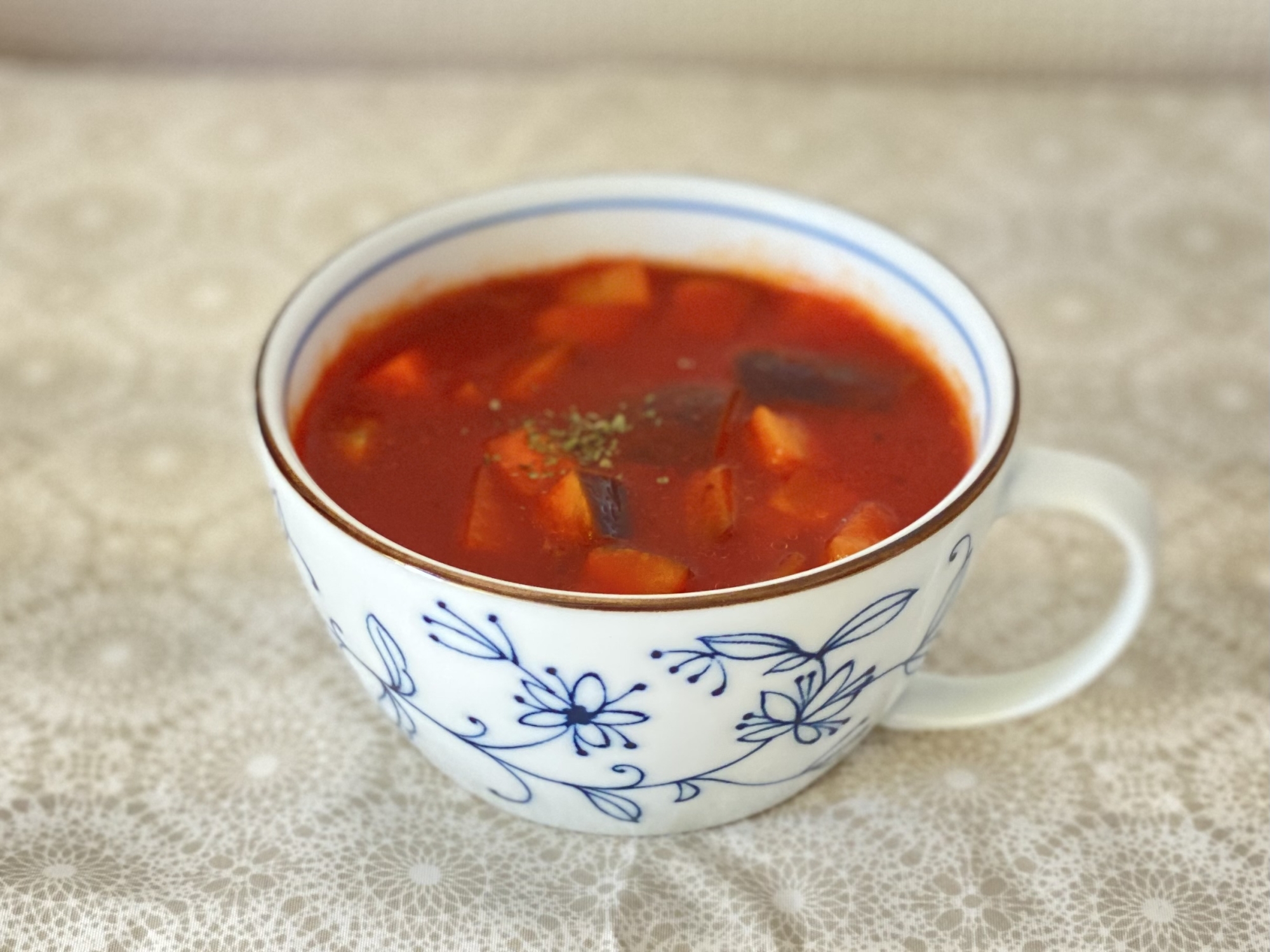 トマトジュースで！ミネストローネ