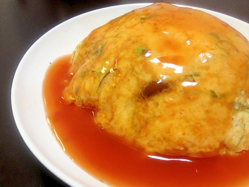 ケチャップあん かにかまで具沢山の天津飯 レシピ 作り方 By ｆａｉｒｙ ｔａｌｅ 楽天レシピ