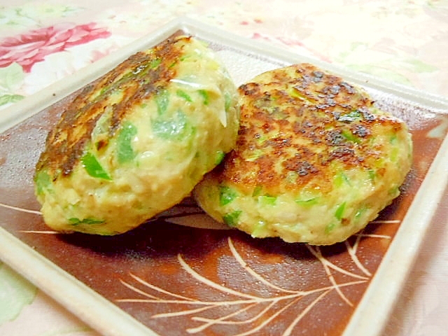 ❤鶏もも肉と大量お葱とおからのつくね❤