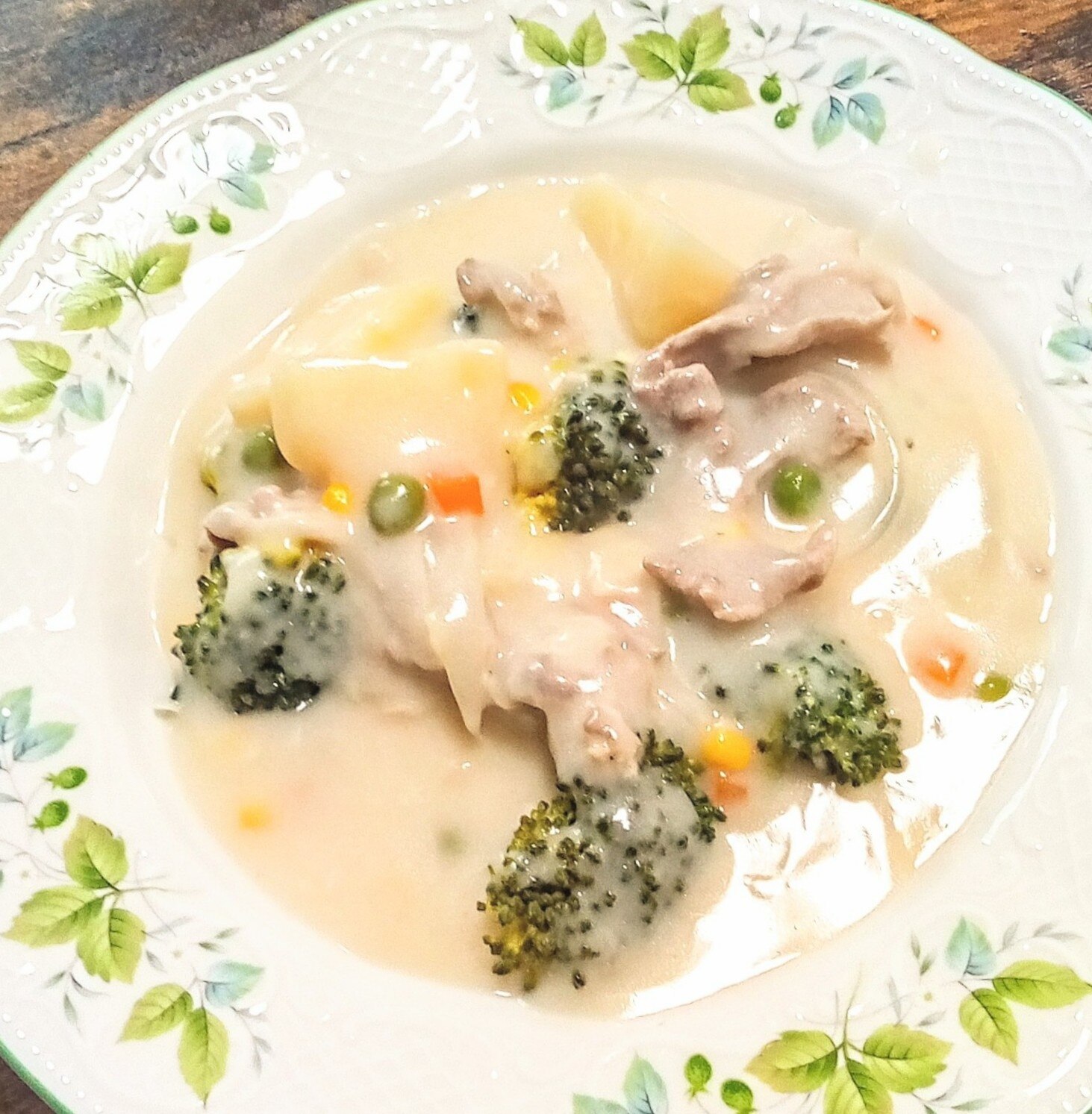 ブロッコリーとミックスベジタブルでクリームシチュー レシピ・作り方