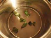 塩漬けバジルで寒天 レシピ 作り方 By ブ 子 楽天レシピ