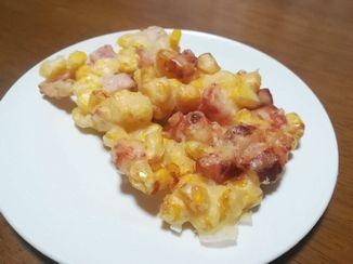ベーコンとコーンのかき揚げ