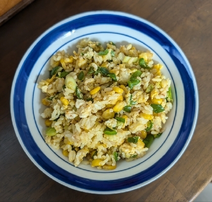 残り焼きそばと残りご飯でマイマイがプラそば飯っ！