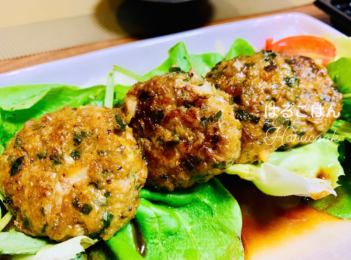 余った餃子の餡で!照り焼き♡