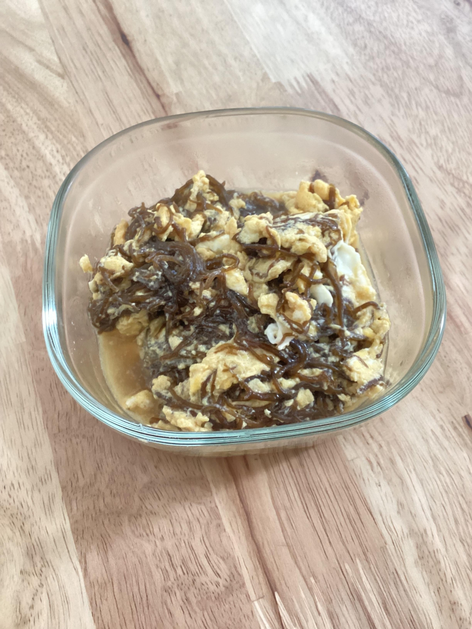 もずくの卵とじ