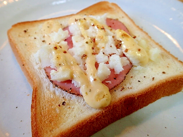 タルタルで　パストラミ＆ポテトのスパイシートースト