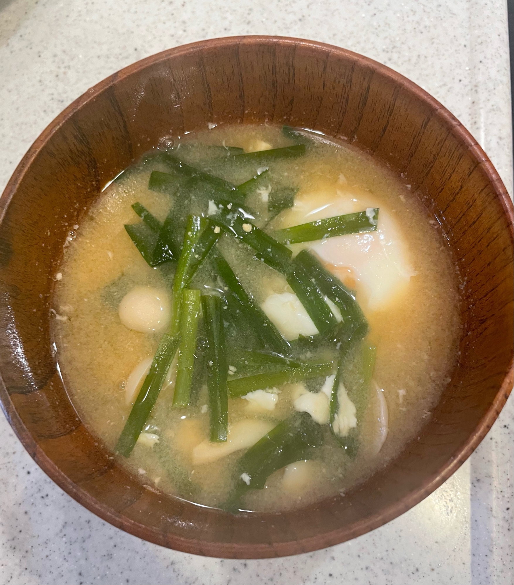丸ごと卵のお味噌汁⭐️