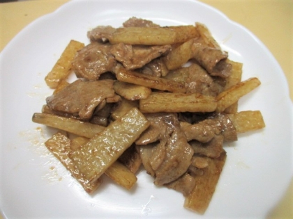 すぐできるメイン料理 豚肉と長芋のオイスター炒め レシピ 作り方 By しょうぴぴ 楽天レシピ