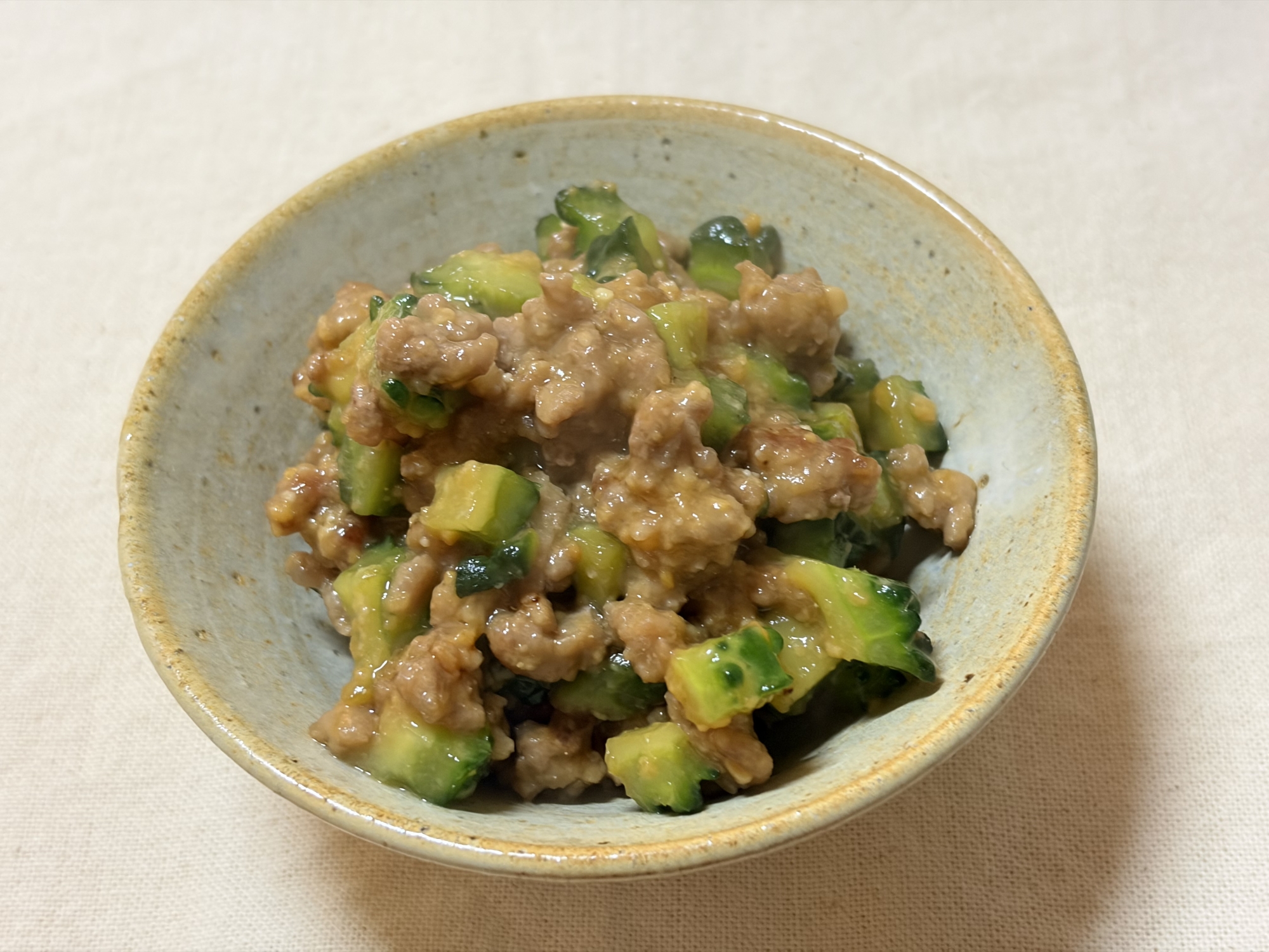 夏に食べたい！ゴーヤ肉味噌