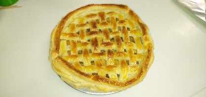 初めてアップルパイ作りました☆
美味しくできて、家族も喜んでくれました～！