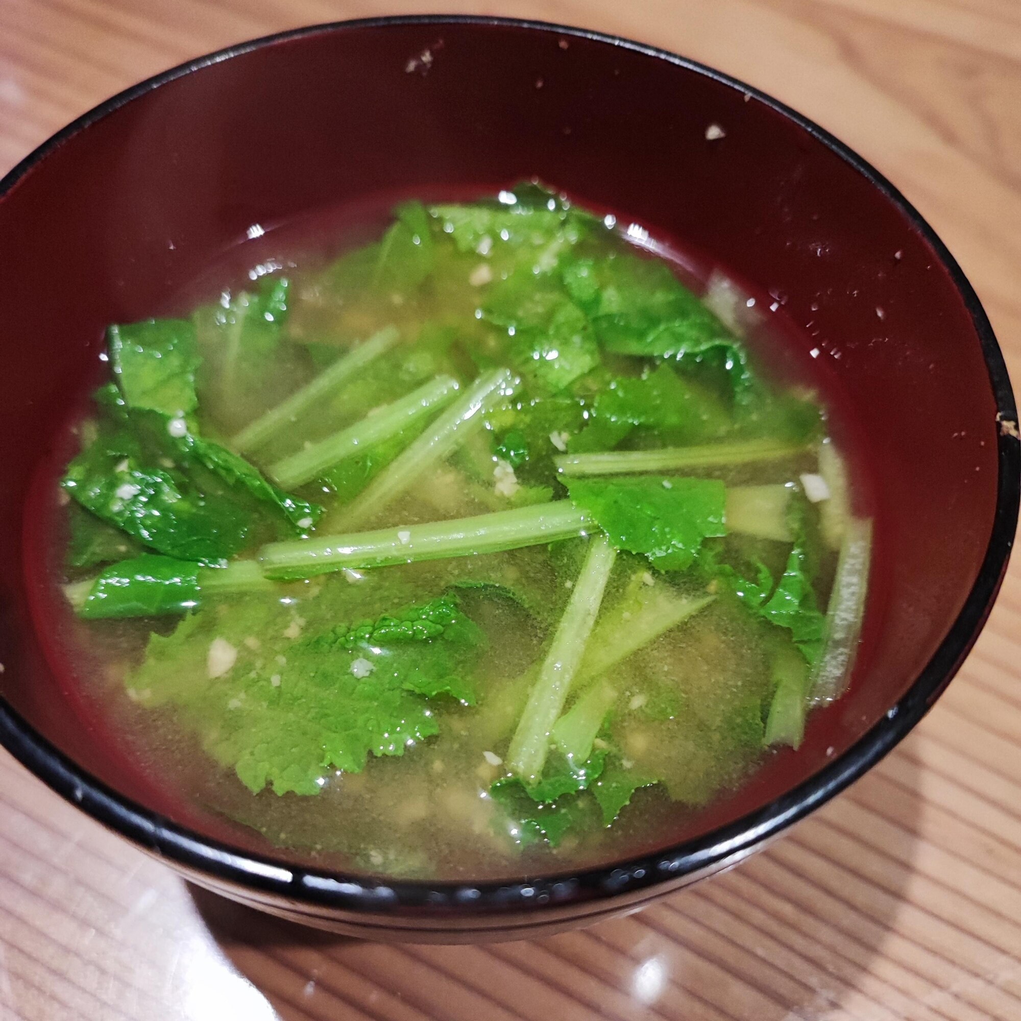 さっと仕上がる菜っぱの味噌汁 レシピ・作り方 by またたび☆ - 楽天レシピ