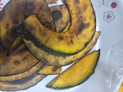 焼くだけ！かぼちゃの甘辛焼き