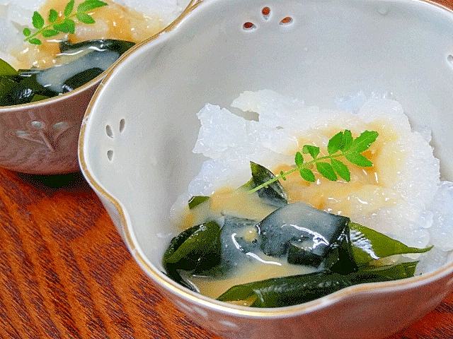 さっぱり小鉢 生クラゲとワカメ酢味噌和え レシピ 作り方 By Startrek 楽天レシピ さっぱり小鉢 生クラゲとワカメ酢味噌和え レシピ 作り方 By Startrek 楽天レシピ