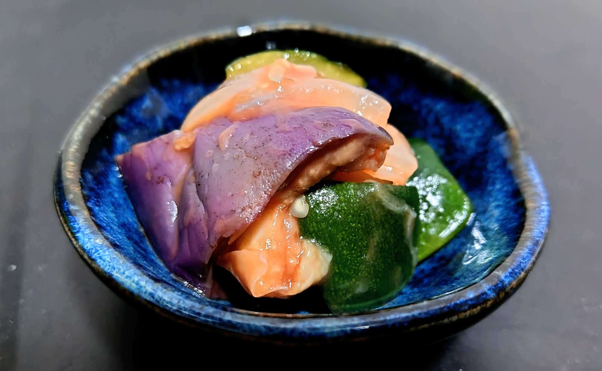 イタリアンな野菜おかず❦カポナータ風ケチャップ和え