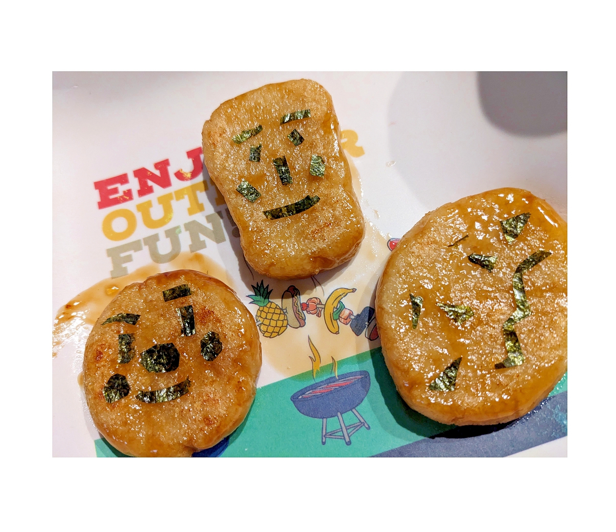 アンパンマン・玄米団子／偏食幼児の手作り朝ご飯