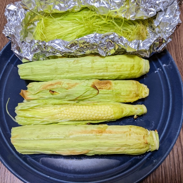 皮付きヤングコーンの丸焼き 旬を味わう おつまみ レシピ 作り方 By O Shin 楽天レシピ 皮付きヤングコーンの丸焼き 旬を味わう おつまみ レシピ 作り方 By O Shin 楽天レシピ