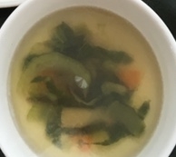 冬瓜の洋風なスープ、美味しかったです！