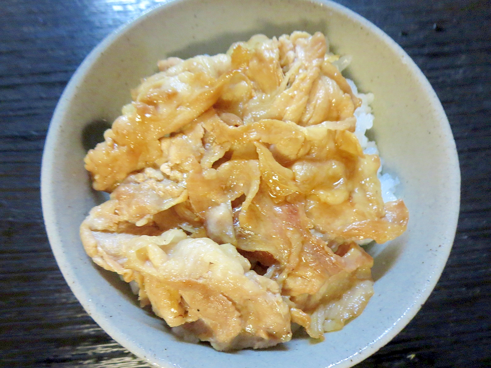 生姜焼き豚丼