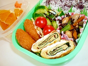 【お弁当】完全図解!卵1個で☆スグ作れる卵焼き