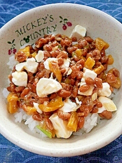 納豆の食べ方 たくあん クリームチーズ レシピ 作り方 By Nyan260 楽天レシピ