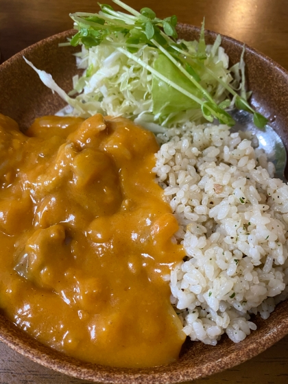 カレーのルーdeバターチキンカレー