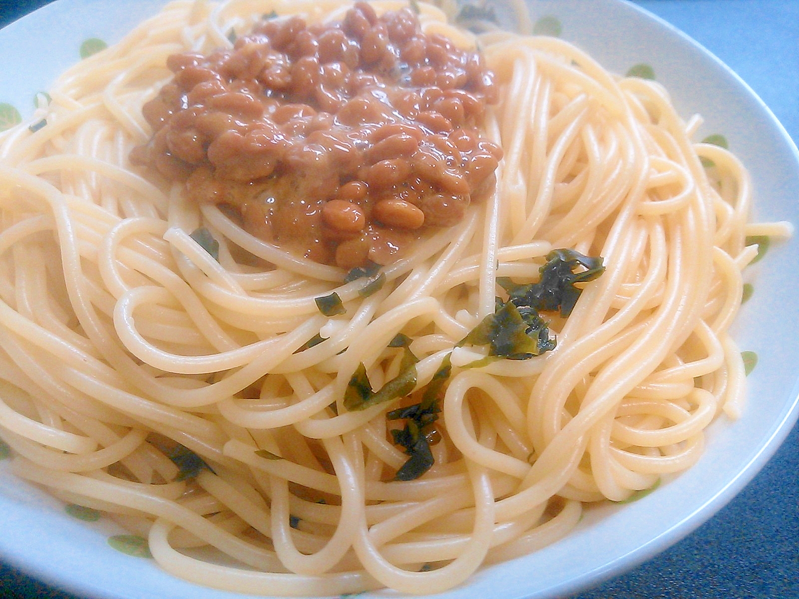 納豆ワカメスパゲティ