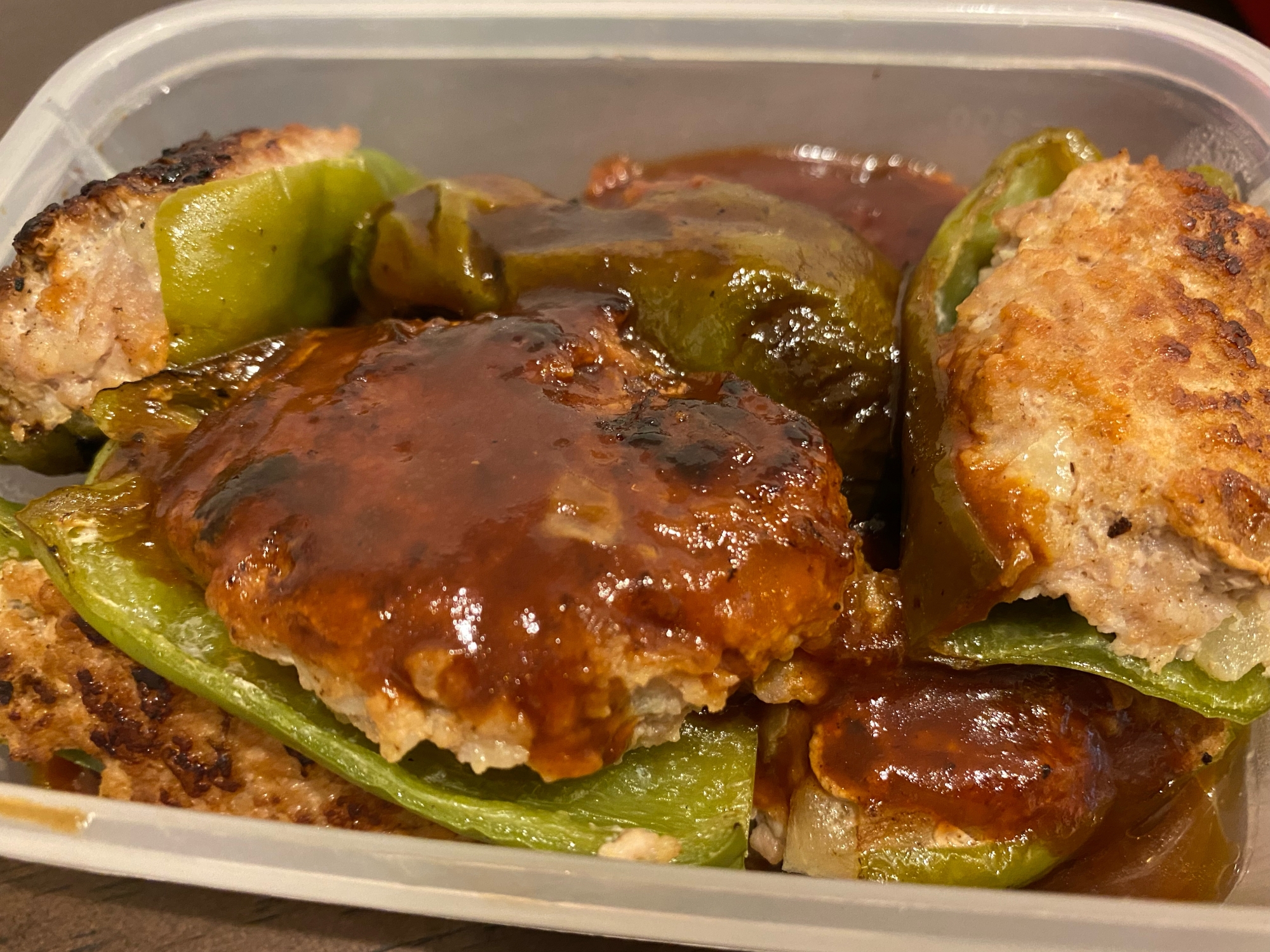 ピーマンの肉詰め