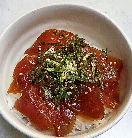 【下味冷凍】マグロのづけ丼