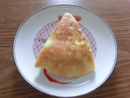 炊飯器で作ったのを初めだったんですが、取り出すときに失敗して形が崩れました。かろうじて残ってる部分の写真を写しましたが・・味はとってもおいしく主人も大満足でした