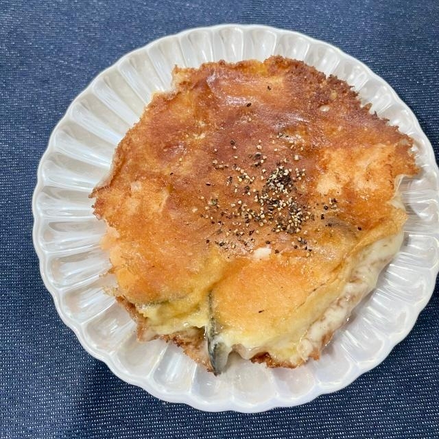 鮭のガレット