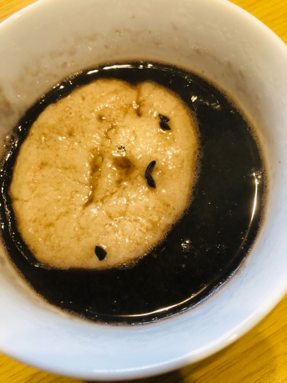 お正月リメイク！黒豆煮を１分でおしるこ風に！！