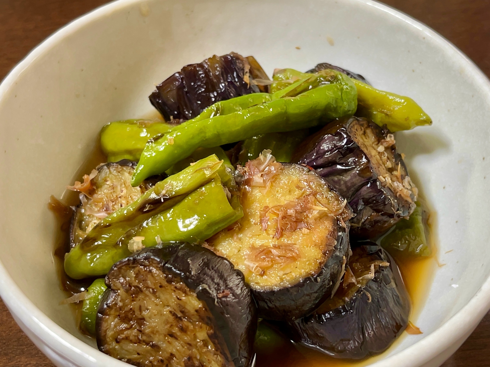 茄子とししとうの煮びたし