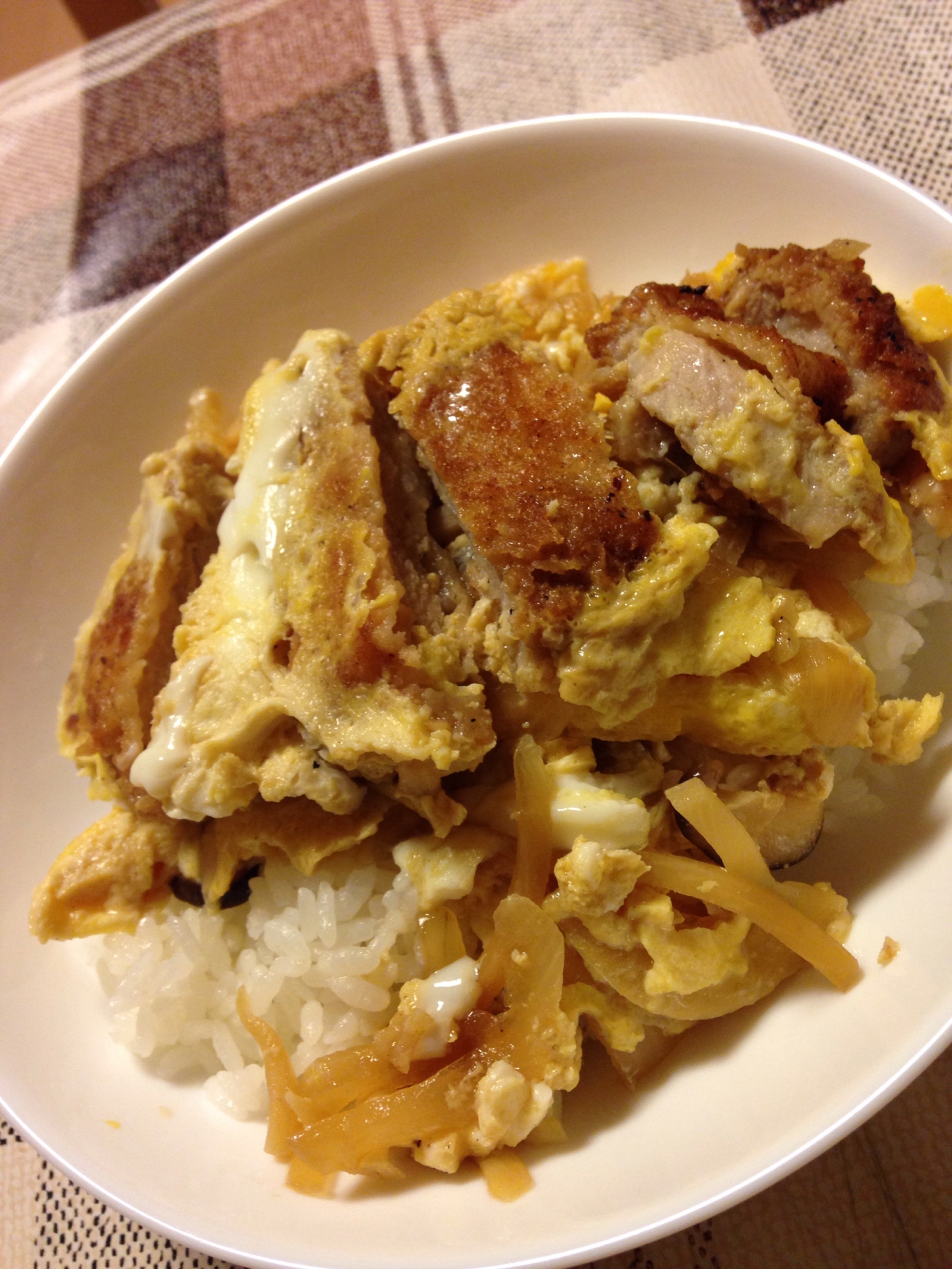 たけのこ入りカツ丼