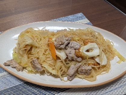 肉野菜ビーフン