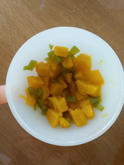 離乳食 後期 かぼちゃとピーマン レシピ 作り方 By Koko0730 楽天レシピ 離乳食 後期 かぼちゃとピーマン レシピ 作り方 By Koko0730 楽天レシピ