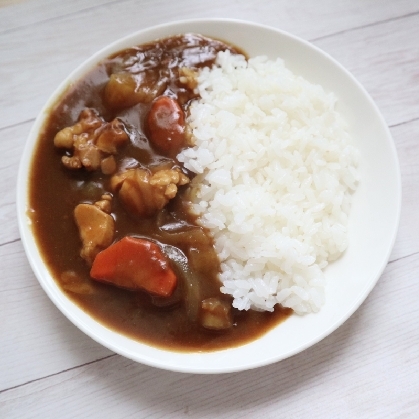 ぱんだ98さん、こんにちは。時短で美味しいチキンカレーが出来ました♡レシピありがとうございます♪