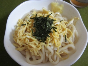 ひんやりぶっかけうどん