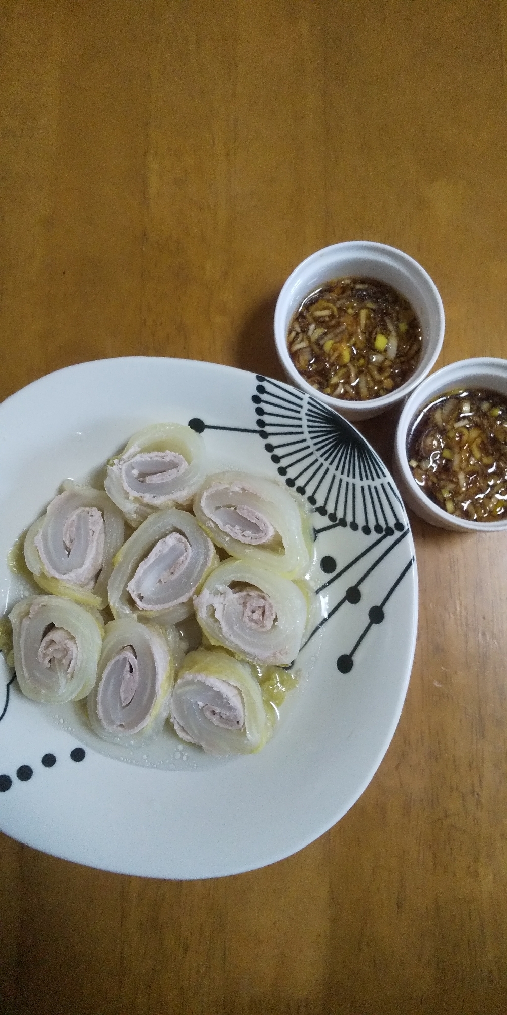 柚子ダレで！白菜と豚肉ロール