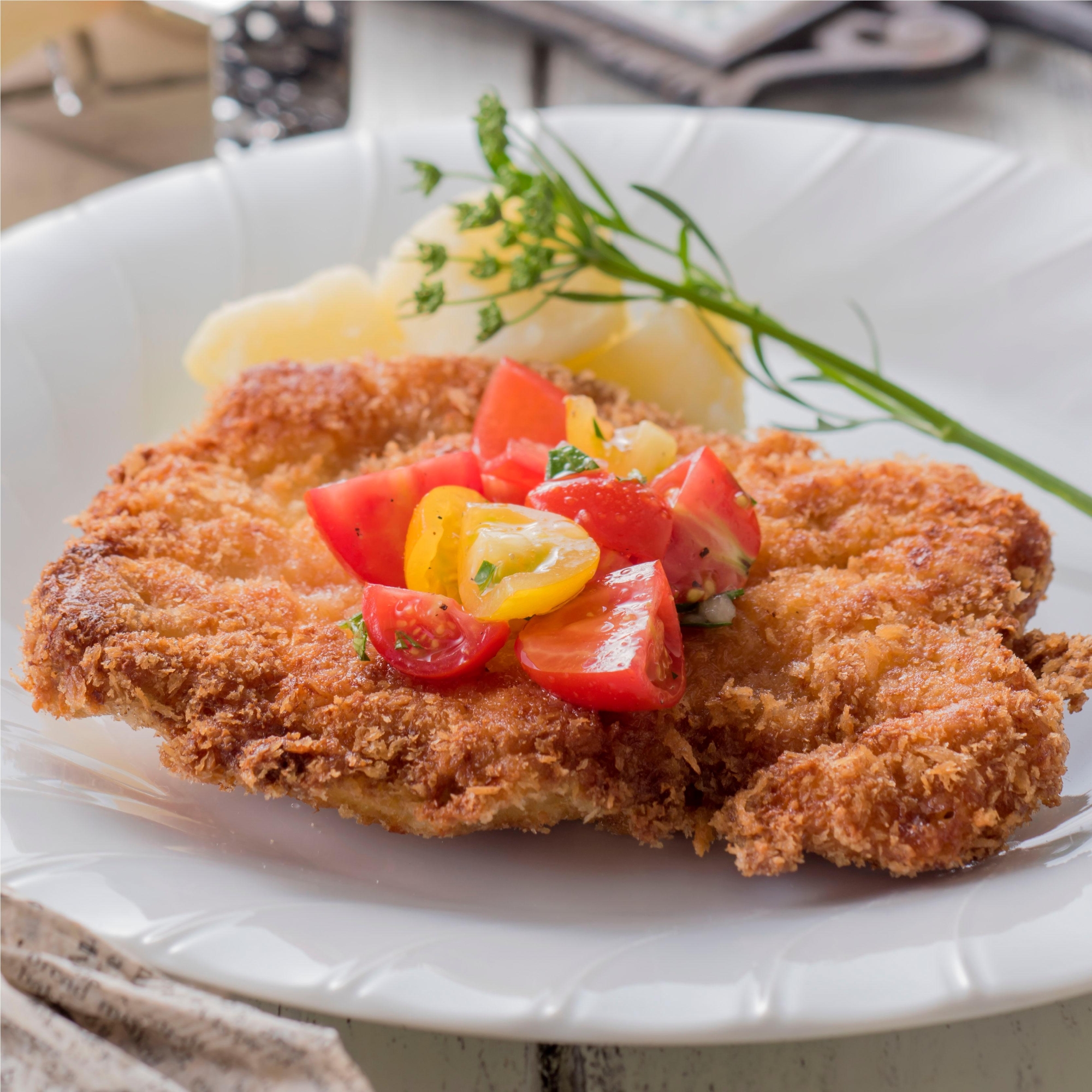 【豚ロースとんかつ】おうちで簡単！ミラノ風カツレツ