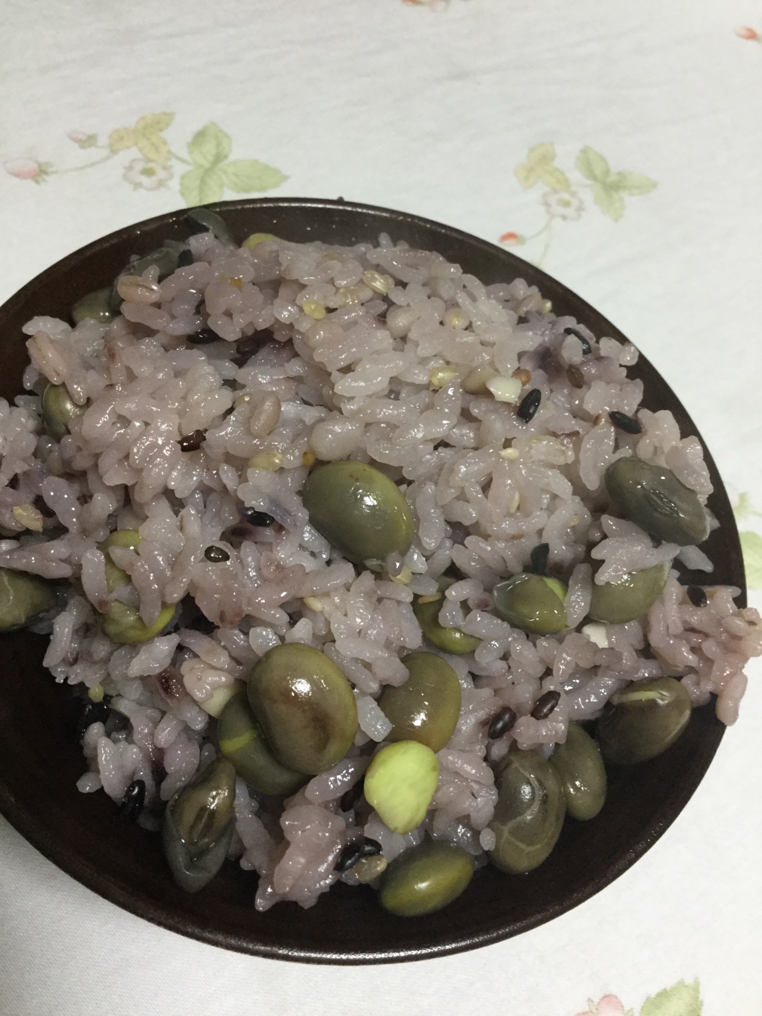 醤油麹で黒枝豆の炊き込みご飯