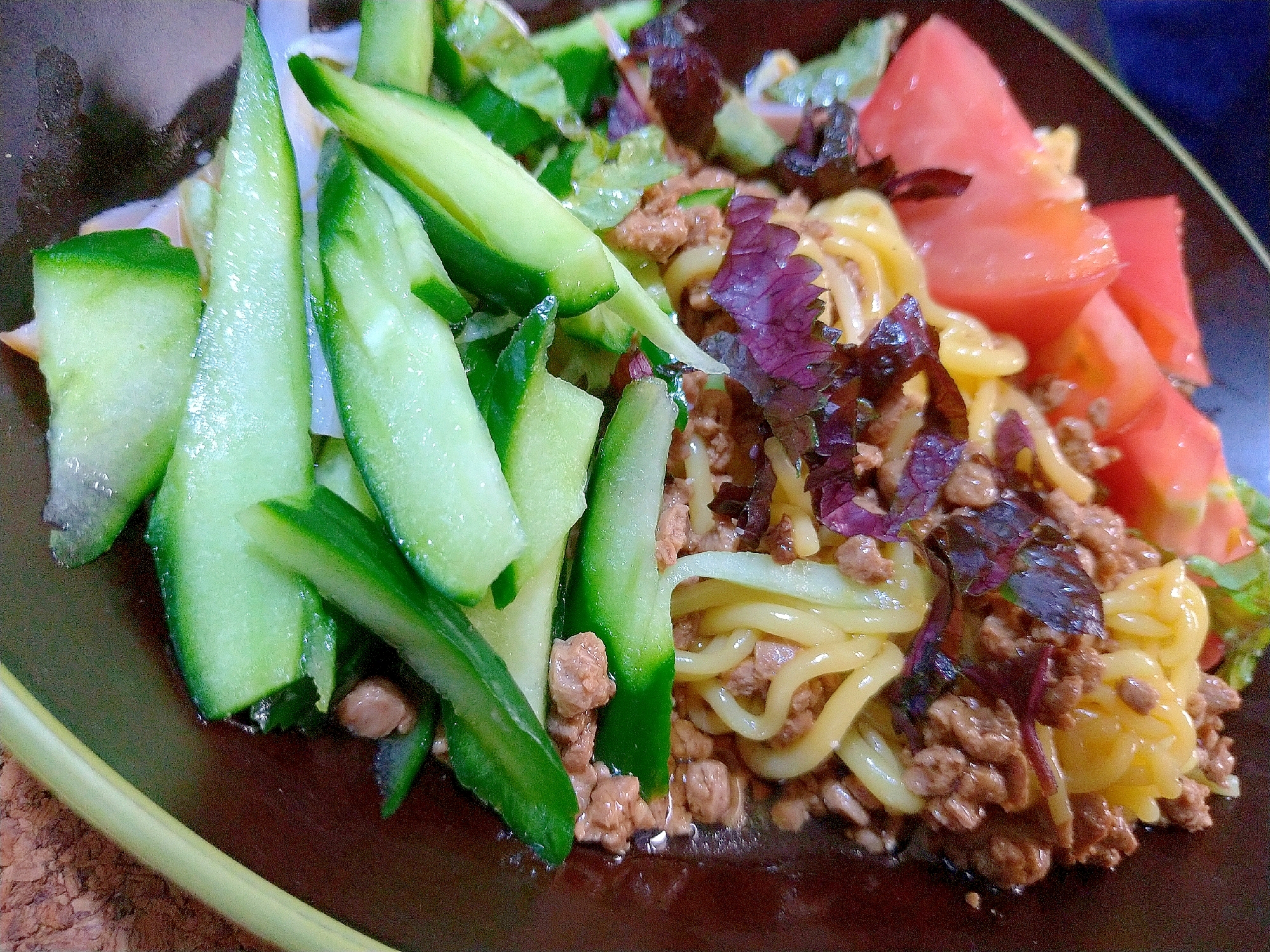 低糖質★こんにゃく麺の冷やし中華