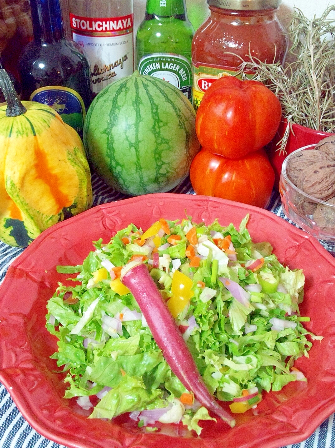 チョップサラダ・ＮＹで大流行・色んな野菜で☆