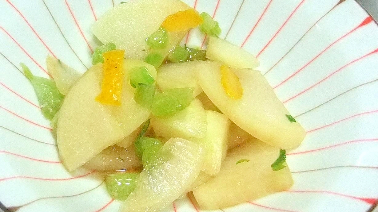 大根即席漬け　柚子味