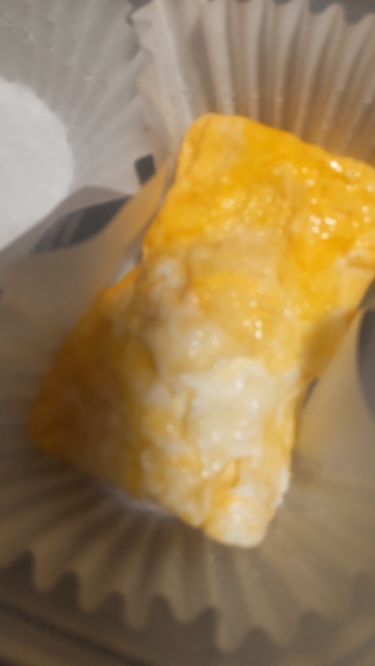 スキムミルク入りの卵焼き