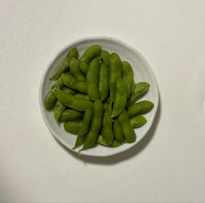 すぐに冷たい枝豆を食べたい時の枝豆調理法