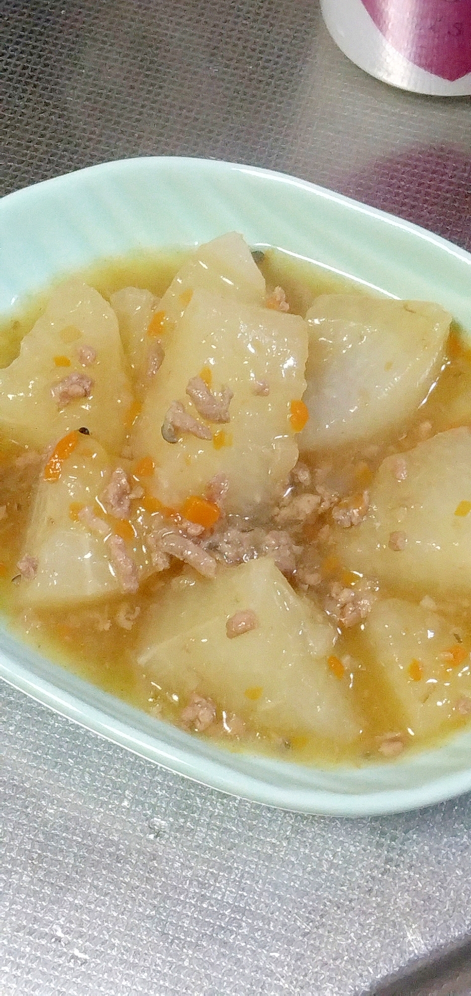 ひき肉炒め活用!大根のそぼろ煮