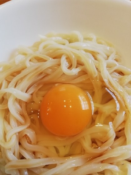 冷凍うどんでズボラ飯⭐釜玉うどん